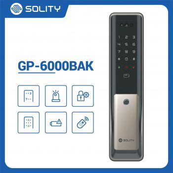 Khóa cửa nhận diện khuôn mặt Solity GP-6000BAK