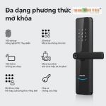 Khóa thông minh- Khóa vân tay Philips DDL603E- Khóa an toàn cao