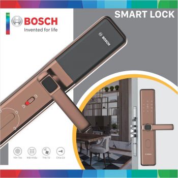 Khóa Vân Tay Bosch ID30B bản EU Vàng Hổ Phách