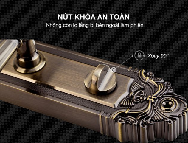 Khóa vân tay Tân Cổ Điển KAADAS 6001-3