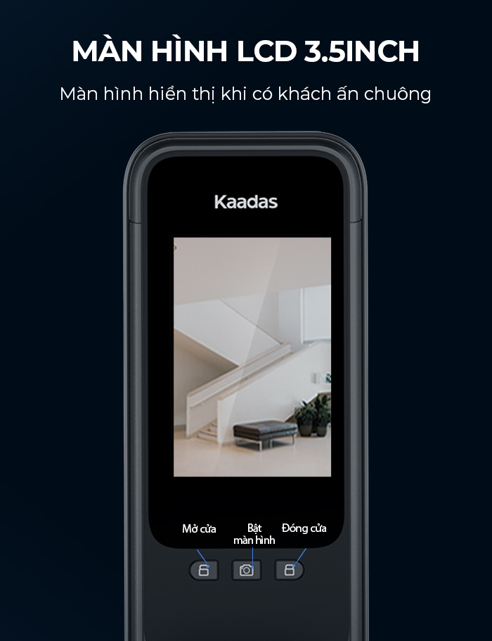 khóa thông minh, kaadas q9-fvp, khóa cửa bằng tĩnh mạch, khóa cửa khuôn mặt 6